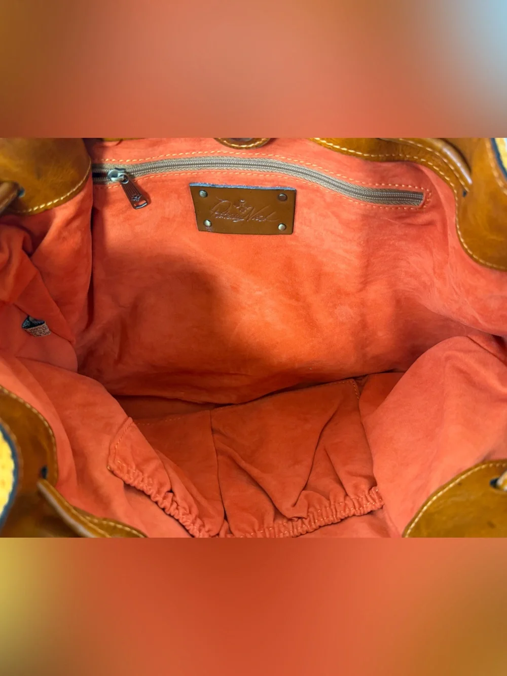 Patricia Nash Crochet Bag with Bamboo Handles - Picture 4 of 7